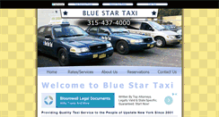 Desktop Screenshot of bluestartaxisyr.com