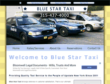 Tablet Screenshot of bluestartaxisyr.com